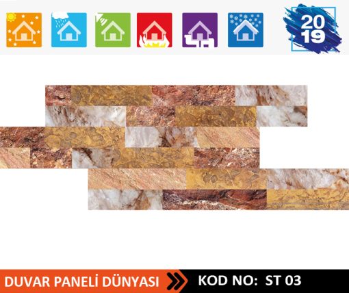 Stikwall Taş Strafor Duvar Paneli ST-03