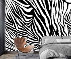 Zebra Desen Duvar Kağıdı