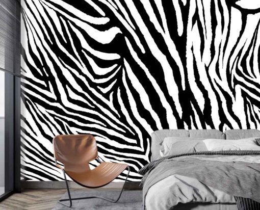 Zebra Desen Duvar Kağıdı